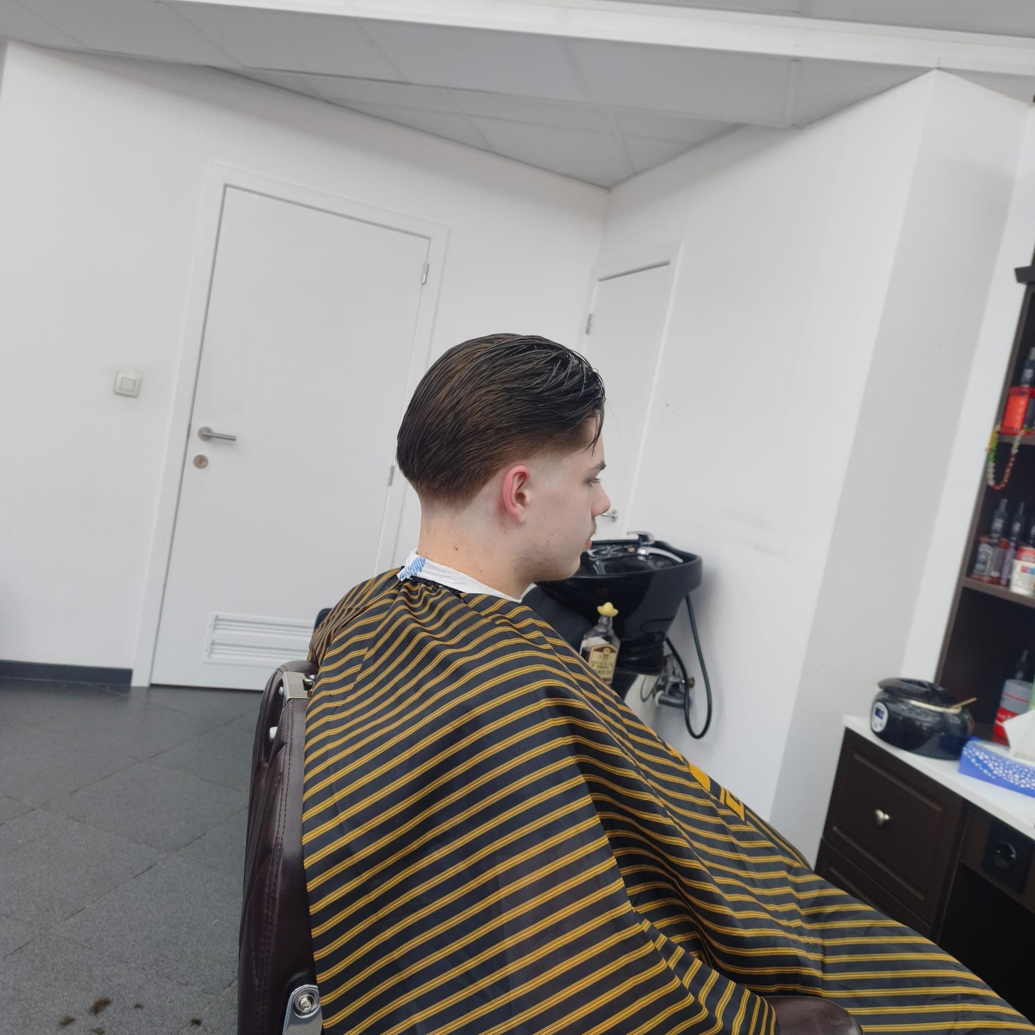 Klant in stoel